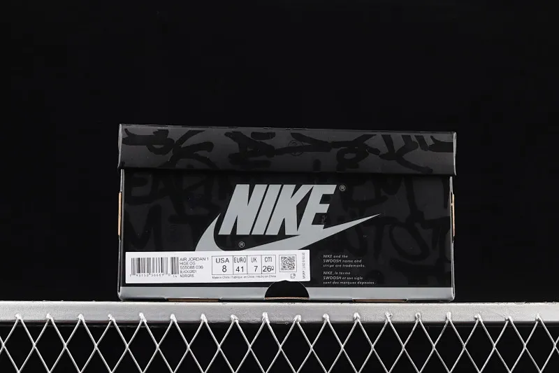All categories Air Jordan Jordan series basketball shoes Air Jordan 1 High Cost-effective version Air Jordan 1 High OG "Rebellionaire" AJ1 Joe 1 black and gray banned "Rebelionaire" high-top basketball shoes 555088-036